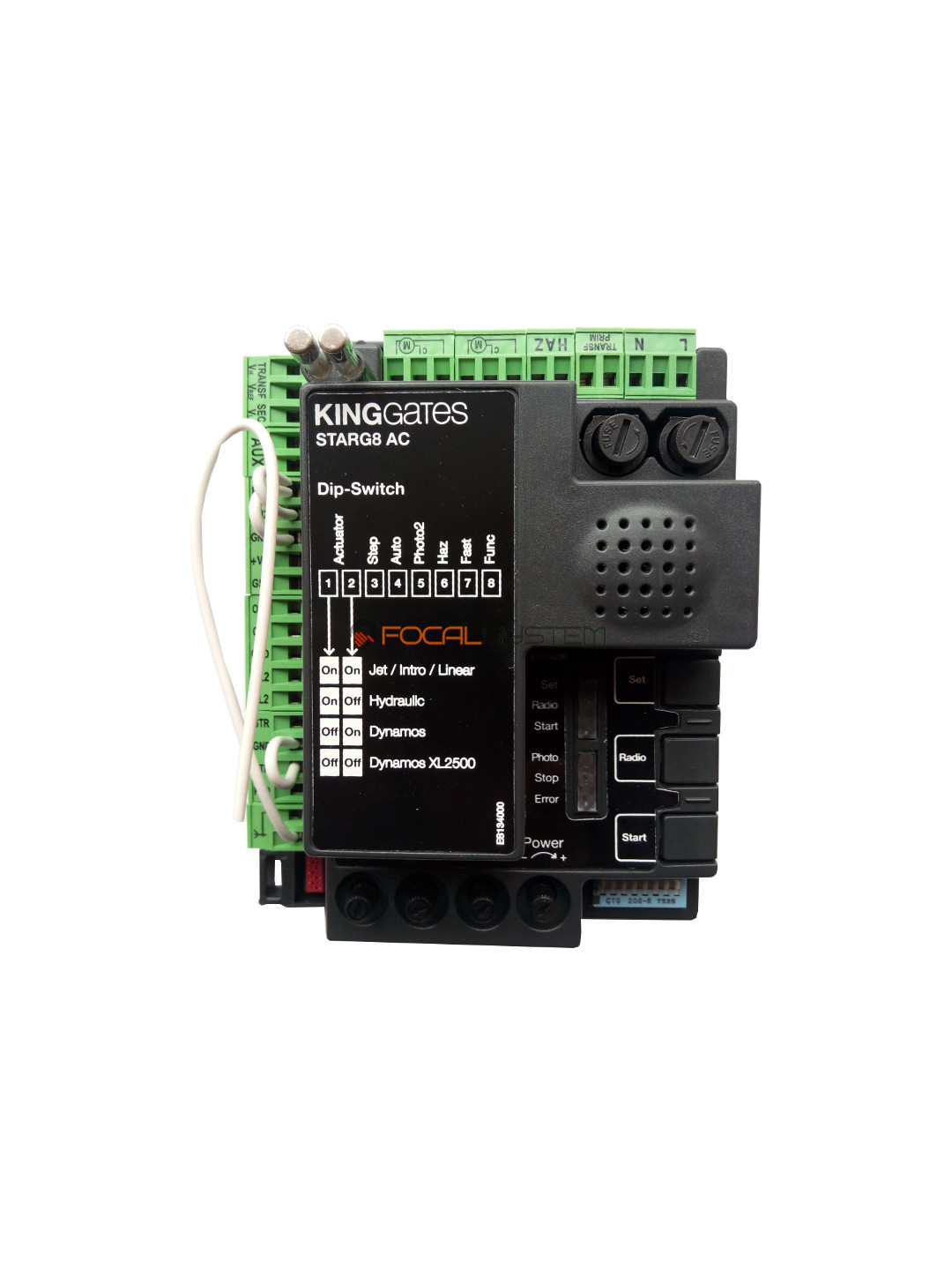 STARG8 24 CENTRAL DE COMANDO PARA 2 MOTORES A 24Vdc KING GATES