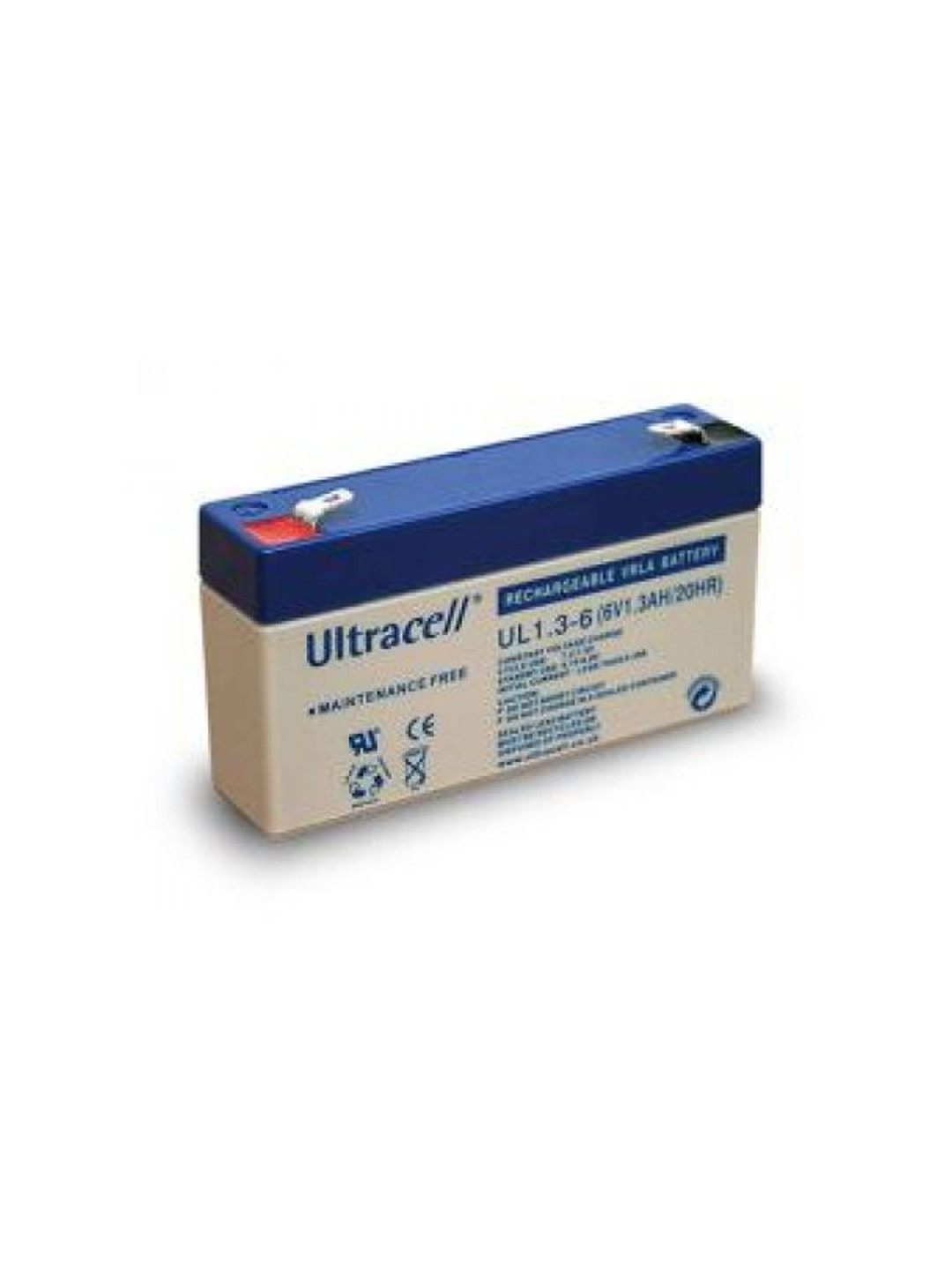  ULTRACELL BATERIA 6V 3.4AH