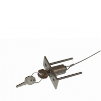DISPOSITIVO DE DESBLOQUEIO EXTERIOR PARA COLOCAÇÃO EM FURO DA PORTA - KING GATES